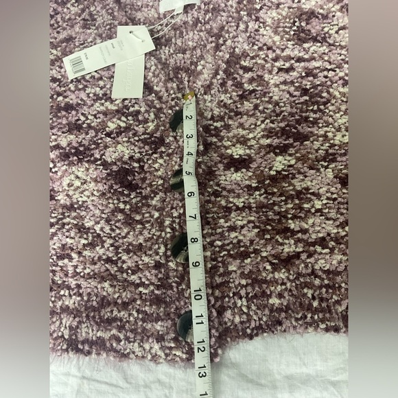Adyson Parker Textured Knit in Purple and Cream - Picture 7 of 9